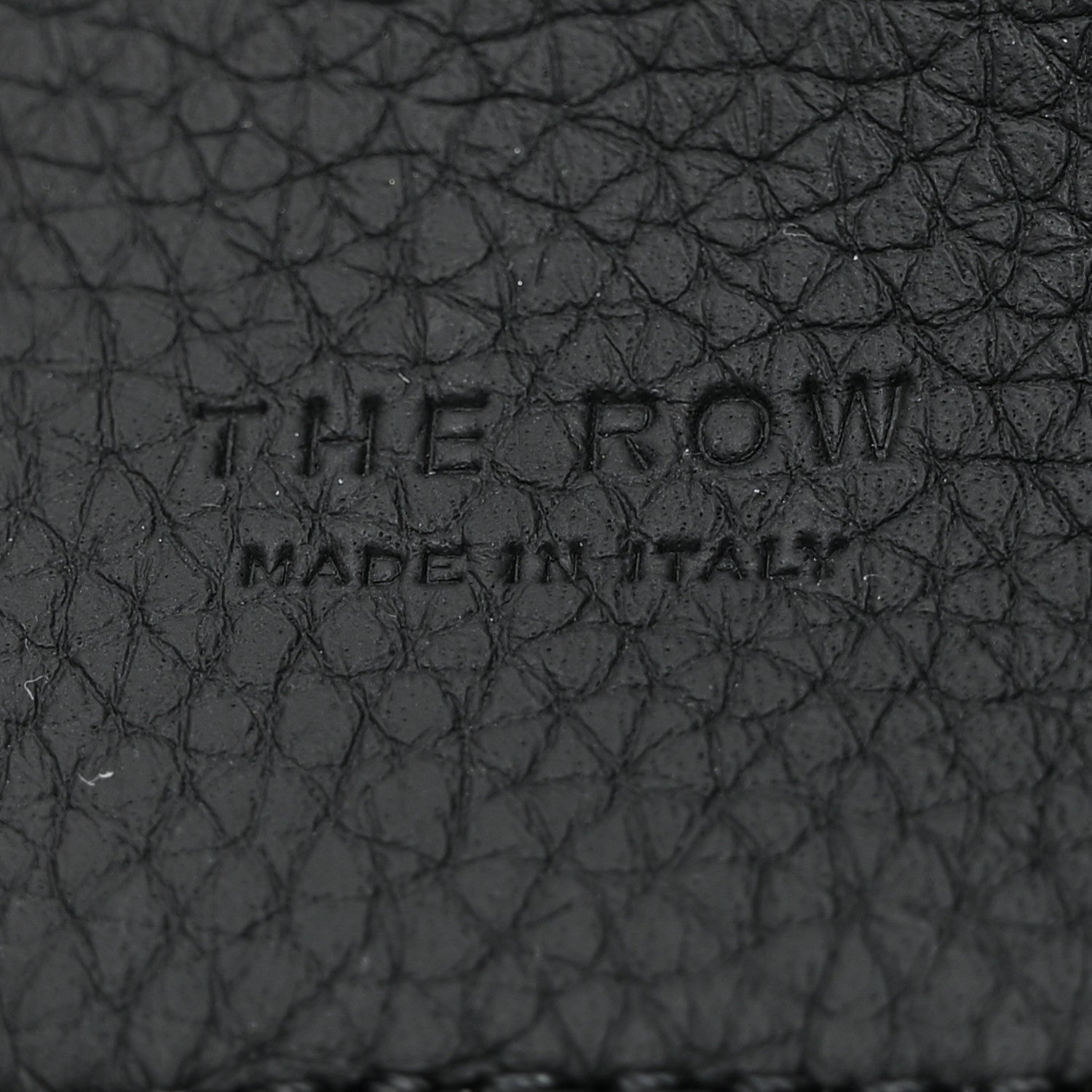The Row Grained Calfskin Soft Margaux 10 Bag Black 6 of 9