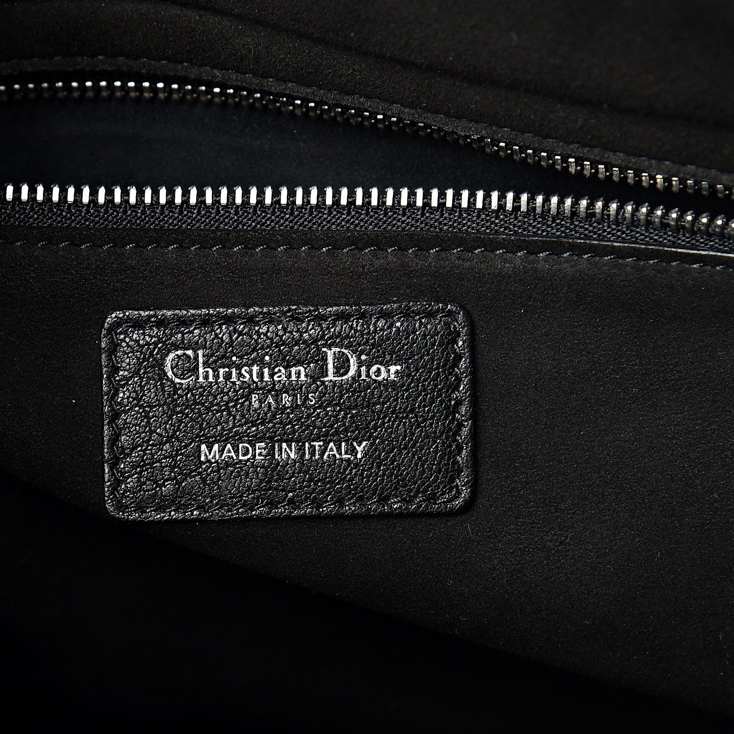 Christian Dior Canyon Grained Lambskin Large Lady Dior Black 5 of 9