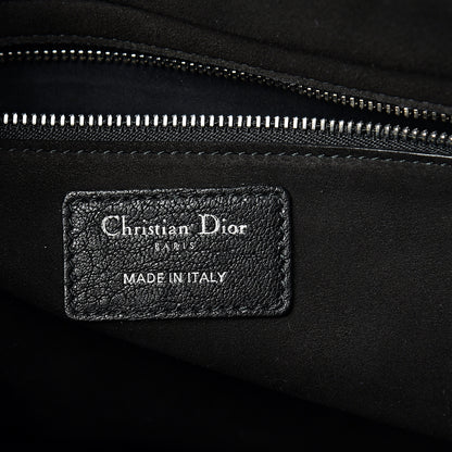 Christian Dior Canyon Grained Lambskin Large Lady Dior Black 5 of 9