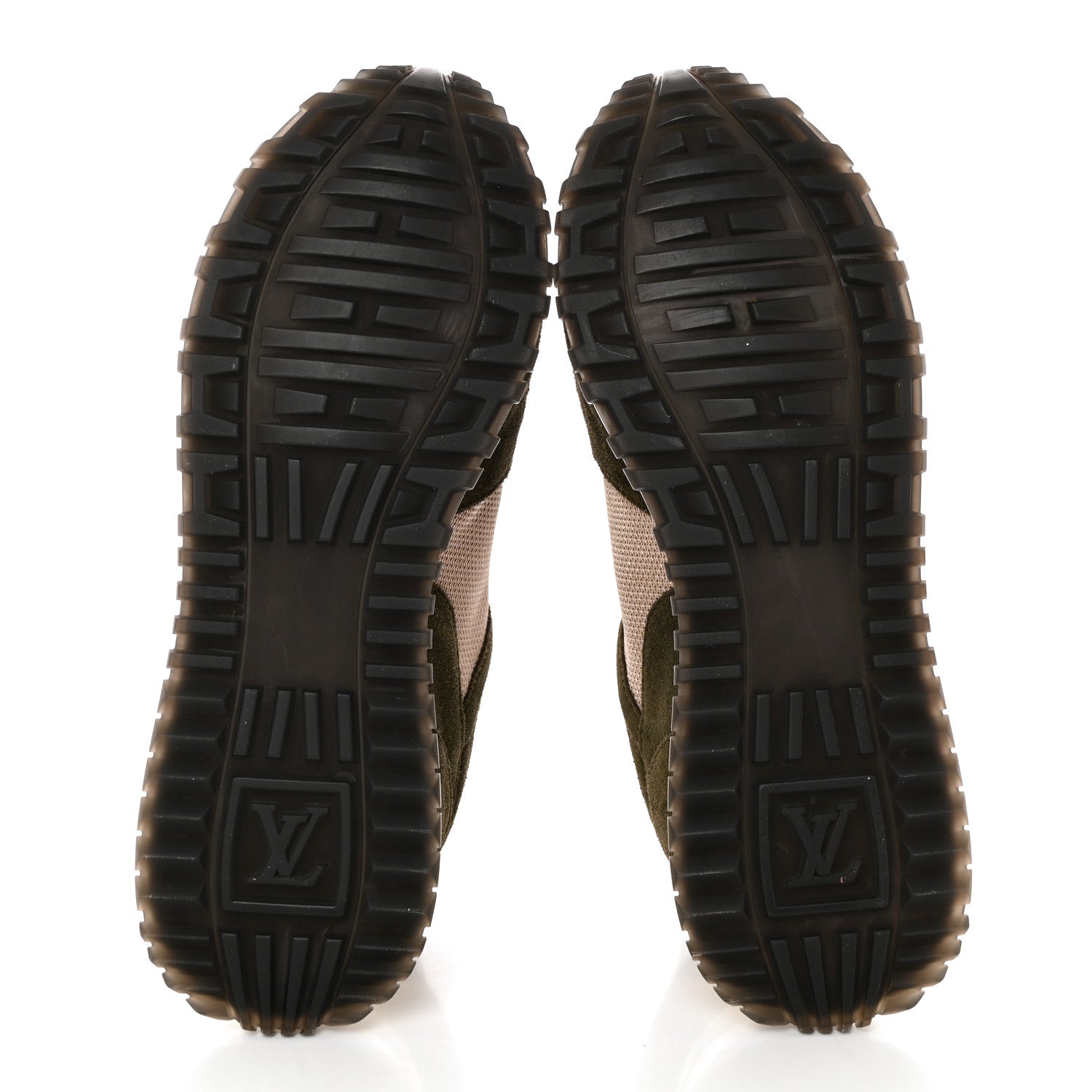 Louis Vuitton Calfskin Suede Run Away Sneakers 36 Green 6 of 24