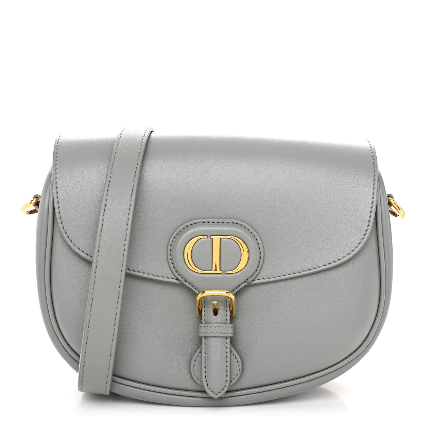 Christian Dior Box Calfskin Medium Bobby Flap Gray 1 of 9