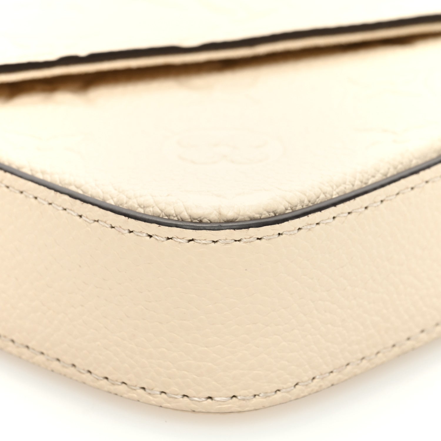 Louis Vuitton Empreinte Pochette Felicie Chain Wallet Cream 9 of 10