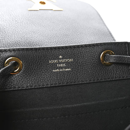 Louis Vuitton Calfskin Lockme Mini Backpack Black 6 of 10