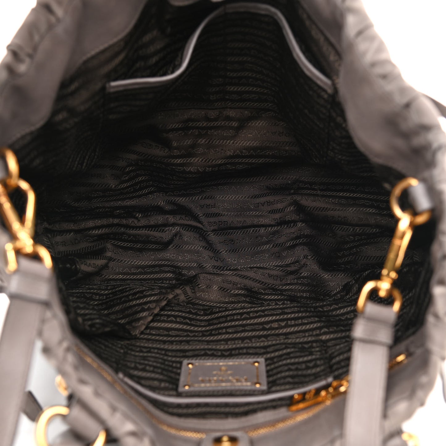 Tessuto Nylon Gaufre Tote Argilla