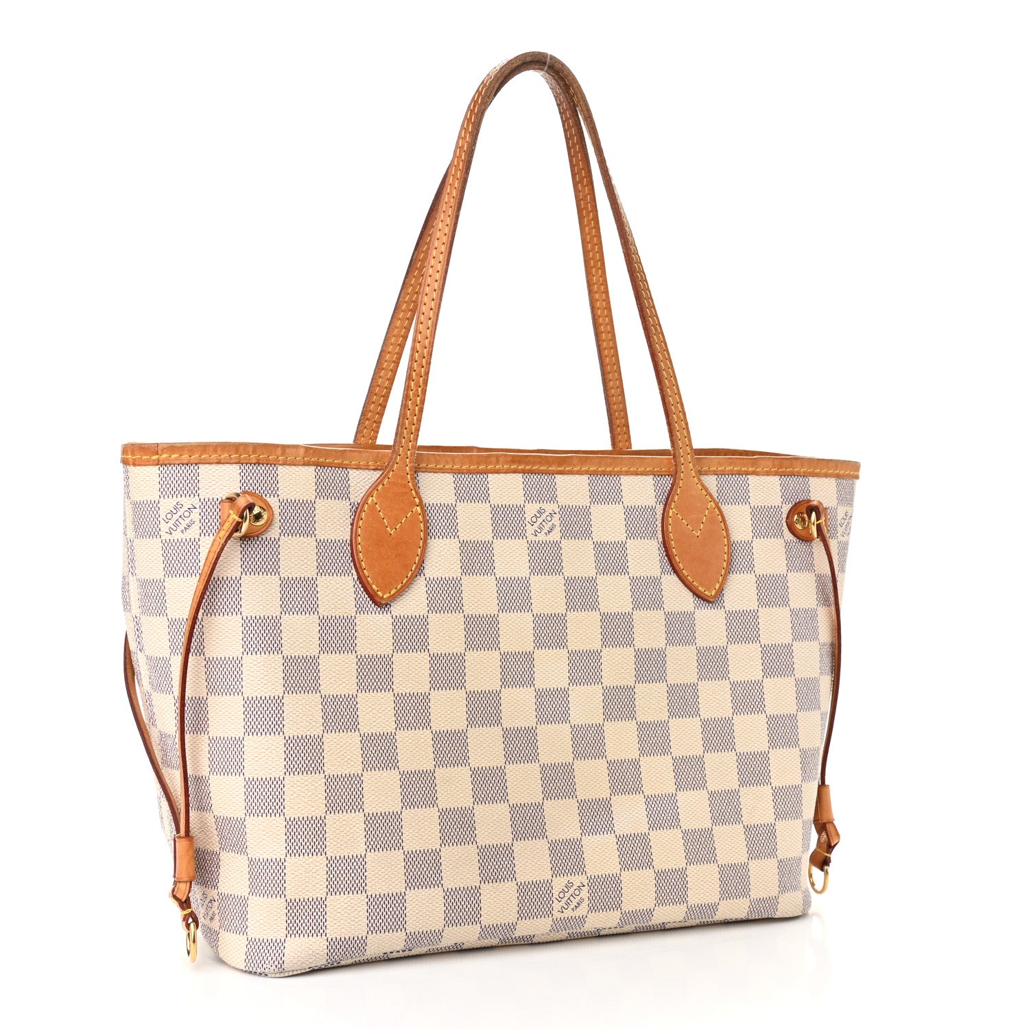 Louis Vuitton Damier Azur Neverfull PM 3 of 8