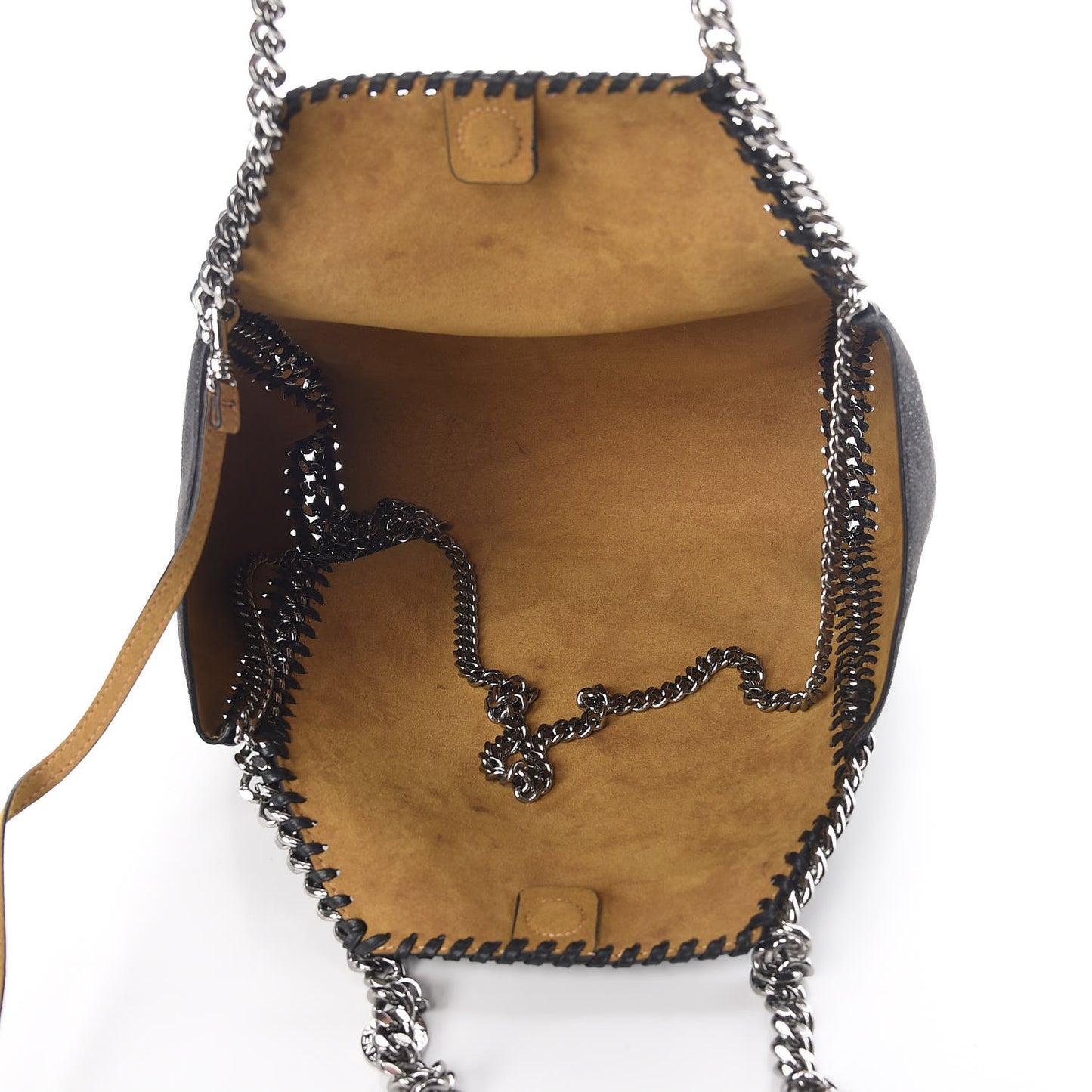 Shaggy Deer Small Falabella Reversible Tote Black