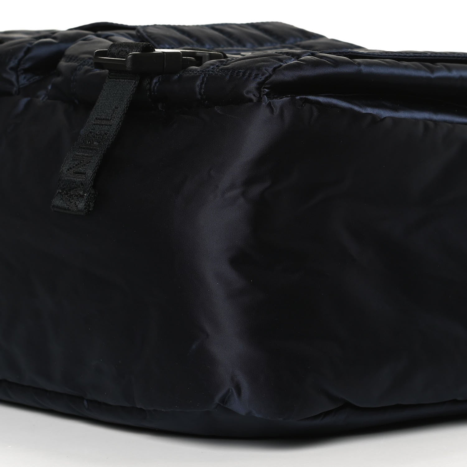 Chanel Nylon Quilted Sport CC Messenger Navy Blue 10 of 13
