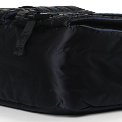 Chanel Nylon Quilted Sport CC Messenger Navy Blue 10 of 13