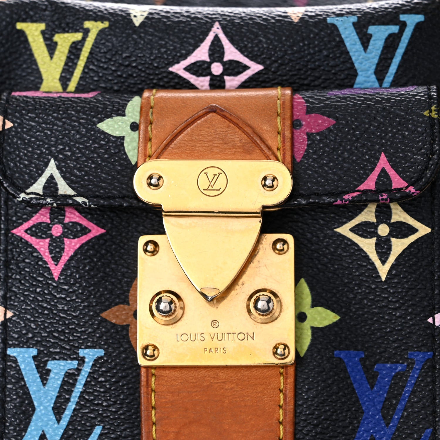 Louis Vuitton Monogram Multicolor Keepall 45 Black 25 of 44