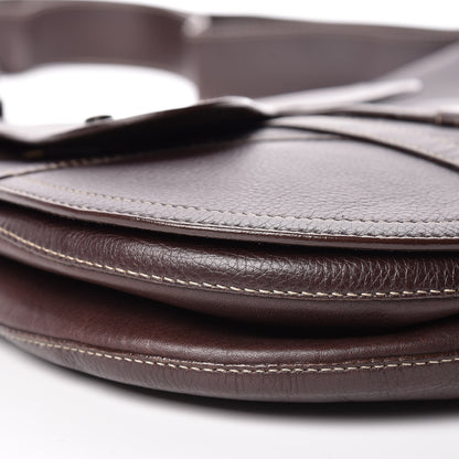 Christian Dior Calfskin Baudrier Saddle Bag Brown 9 of 11