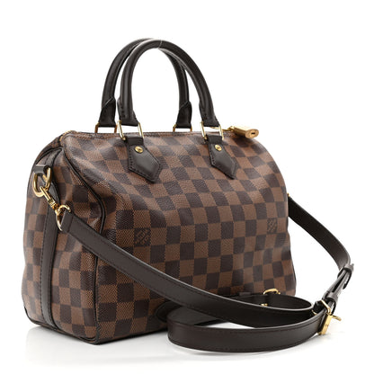 Louis Vuitton Damier Ebene Speedy Bandouliere 25 3 of 9