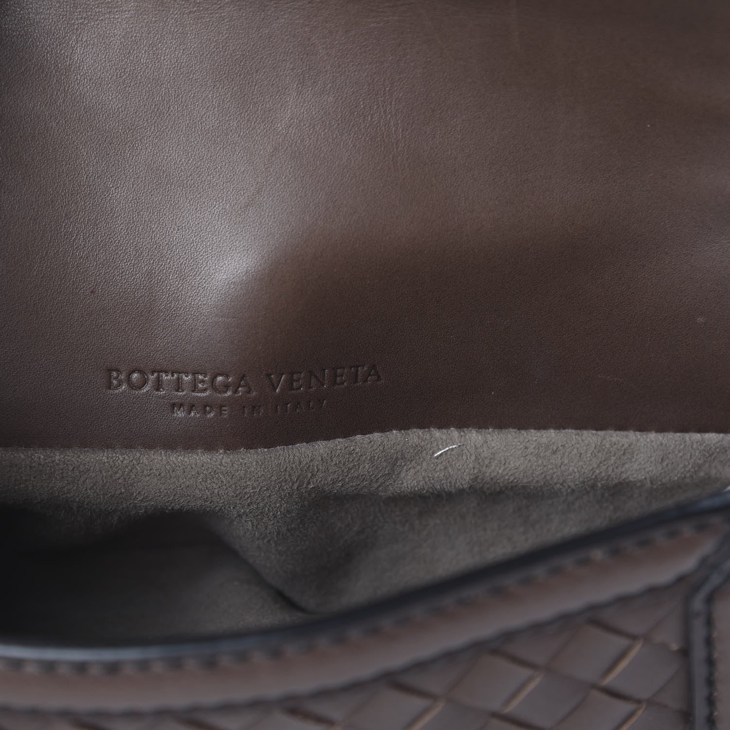 Bottega Veneta Nappa Intrecciato Border Sphere Flap Bag Brown 7 of 8
