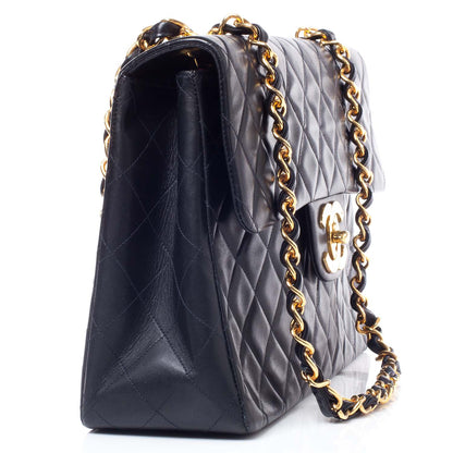 Chanel Lambskin XL Jumbo Flap Black 3 of 11