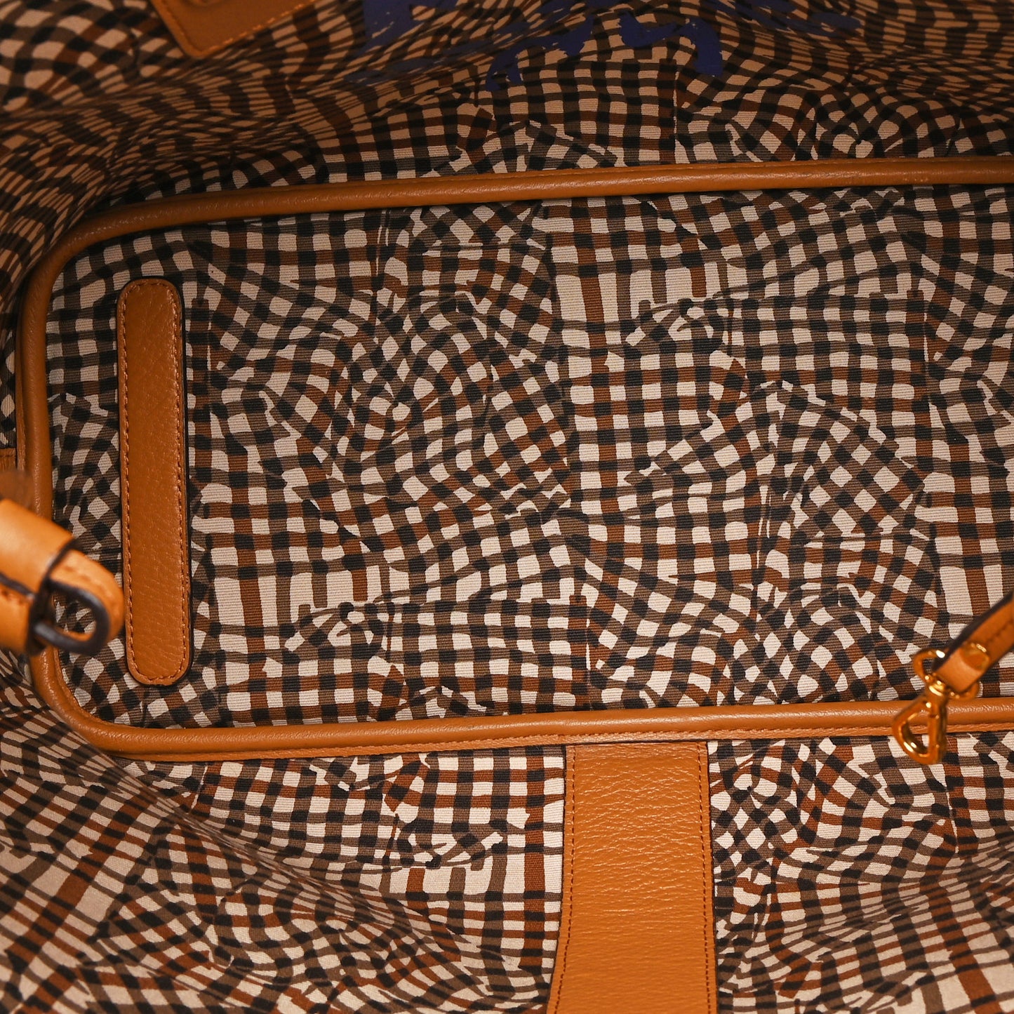 Visetos Medium Liz Reversible Shopper Tote Cognac