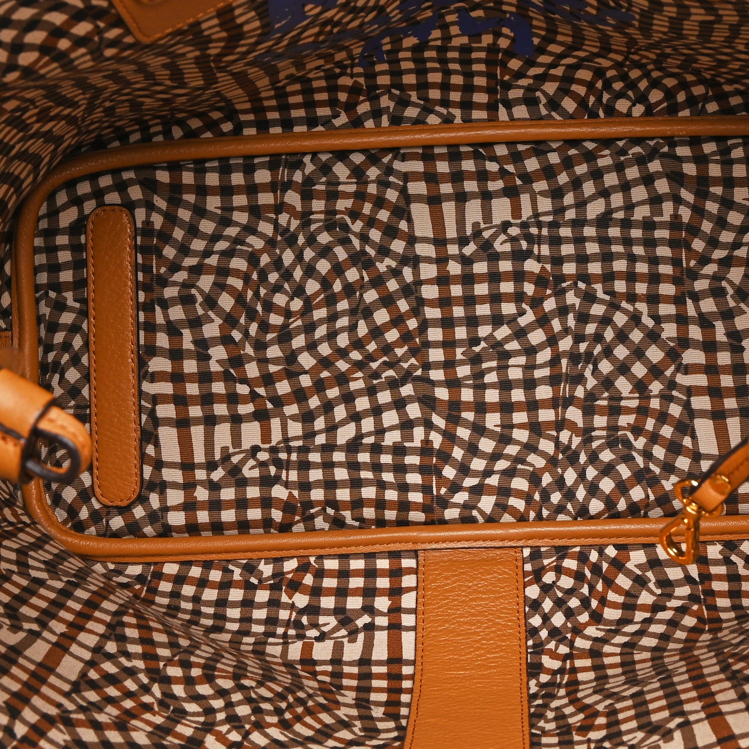 MCM Visetos Medium Liz Reversible Shopper Tote Cognac 9 of 18