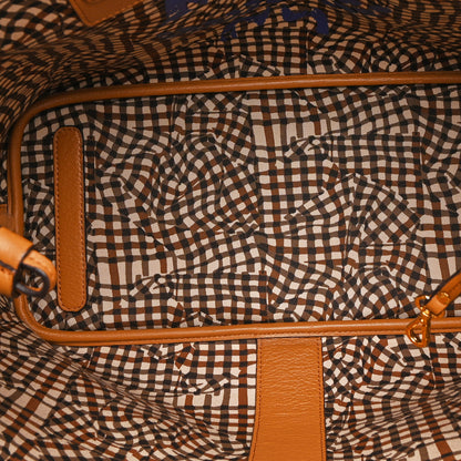 MCM Visetos Medium Liz Reversible Shopper Tote Cognac 9 of 18