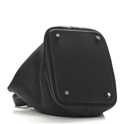 Hermes Taurillon Clemence Picotin Lock 22 MM Black 4 of 10