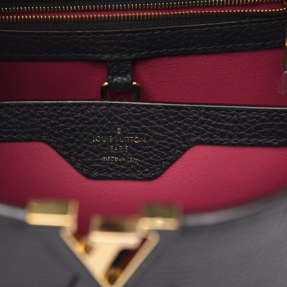 Louis Vuitton Taurillon Capucines BB Black 6 of 9