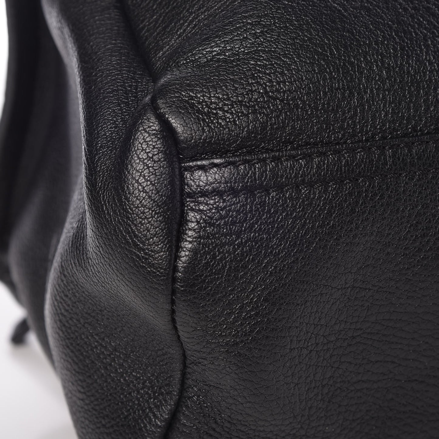 Sugar Goatskin Small Pandora Black