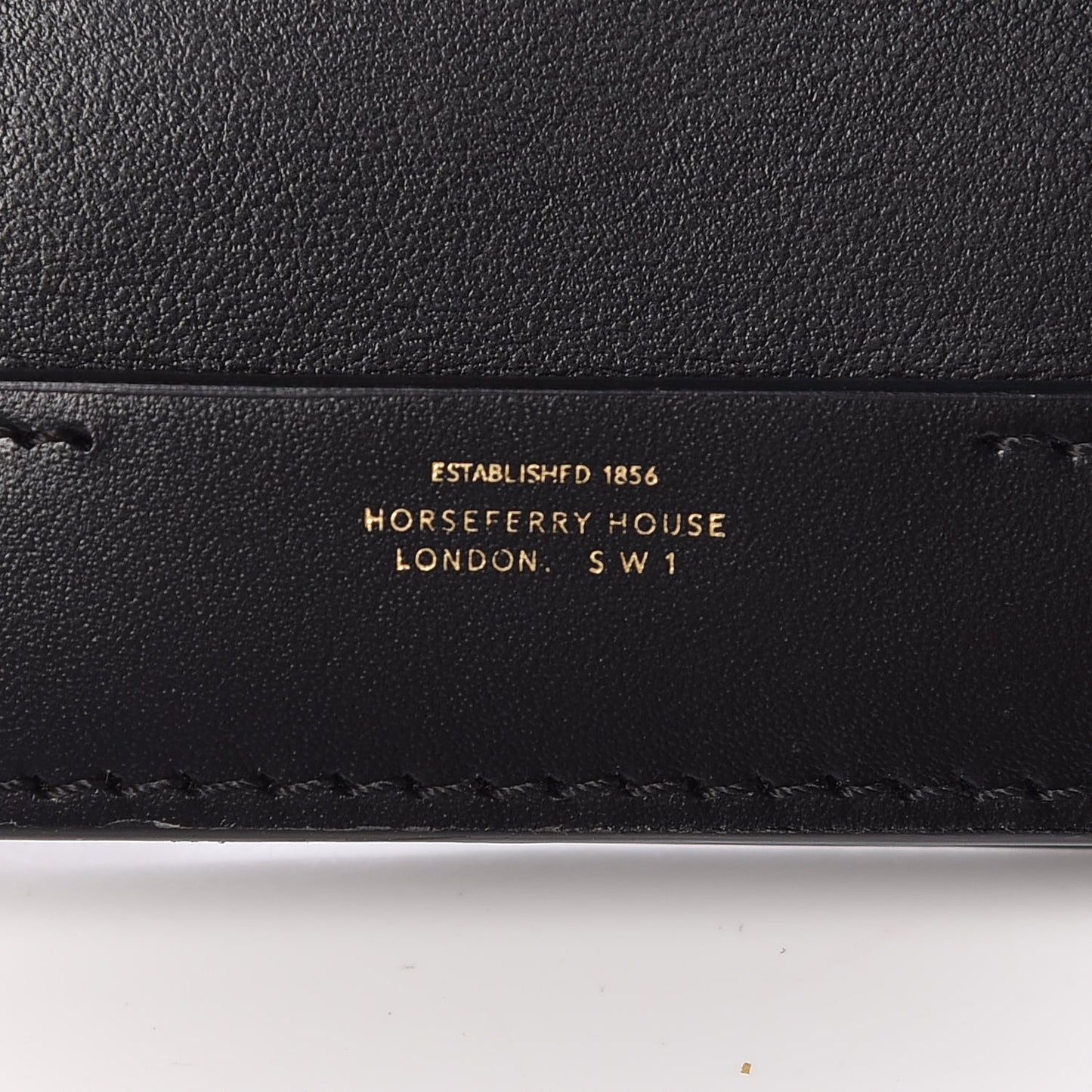 Calfskin Mini Jody Chain Card Case Black