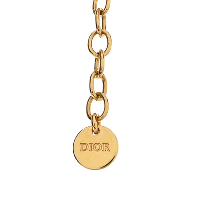 Christian Dior Metal Crystal Dio(r)evolution Necklace Gold 4 of 5