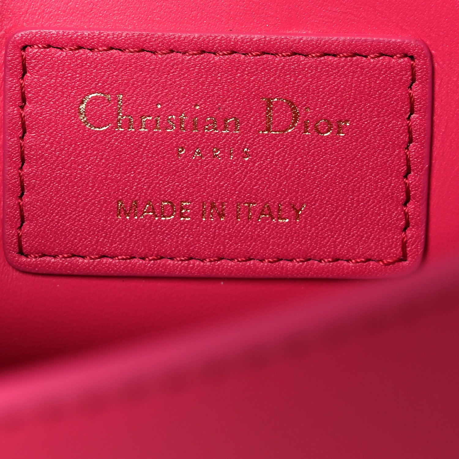 Christian Dior Grained Calfskin 30 Montaigne East West Chain Flap Bag Passion Pink 7 of 12