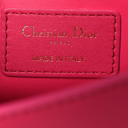 Christian Dior Grained Calfskin 30 Montaigne East West Chain Flap Bag Passion Pink 7 of 12