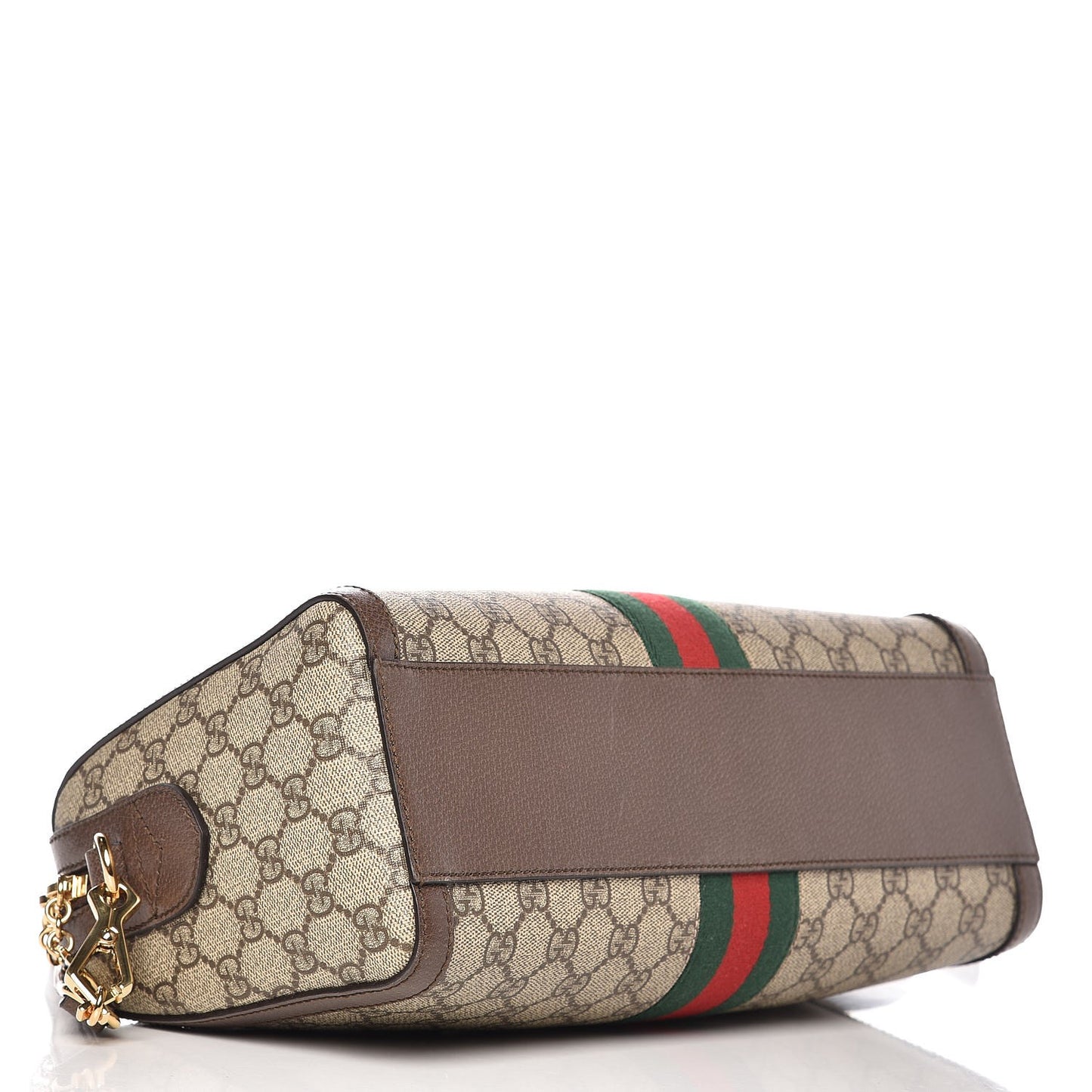 GG Supreme Monogram Web Medium Ophidia Boston Brown