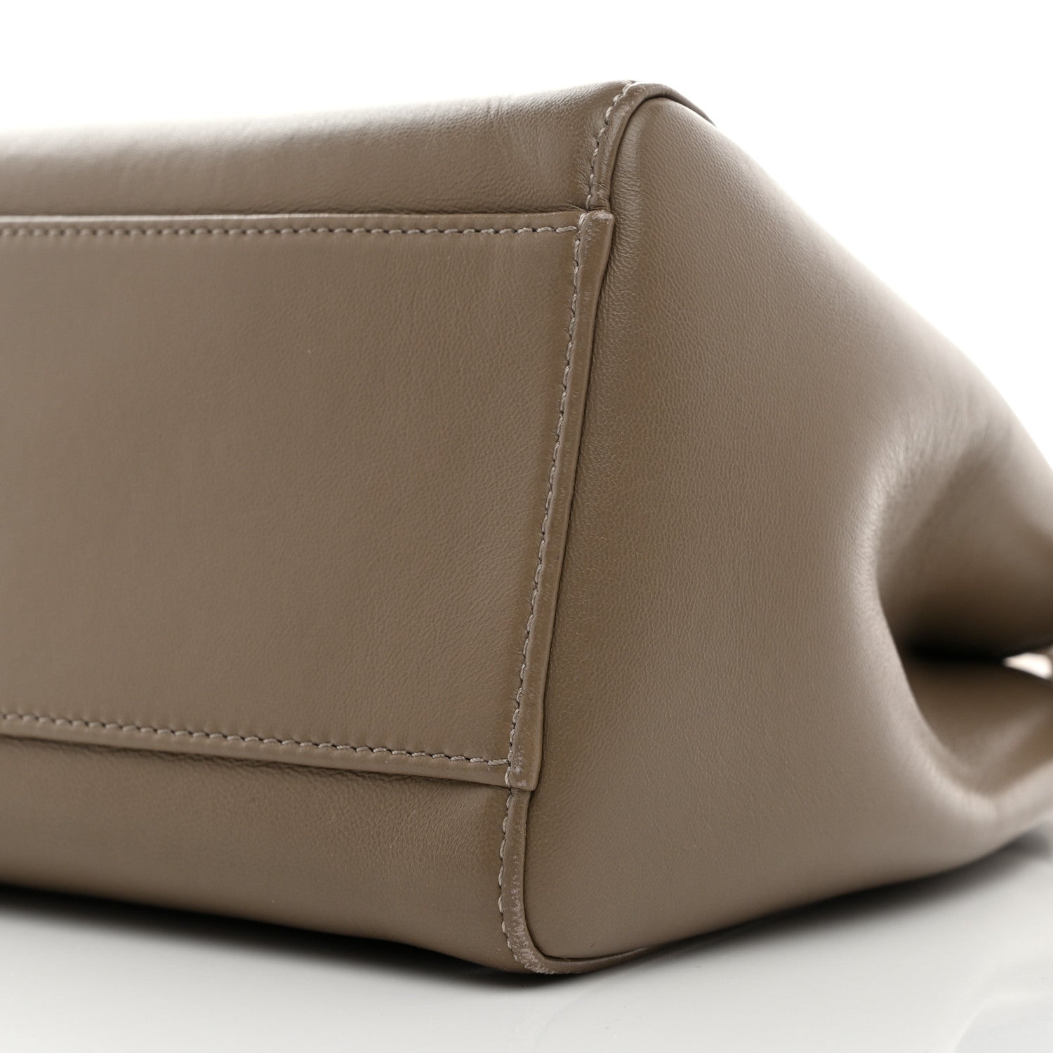 Fendi Nappa Mini Peekaboo Iconic Satchel Tortora 11 of 15