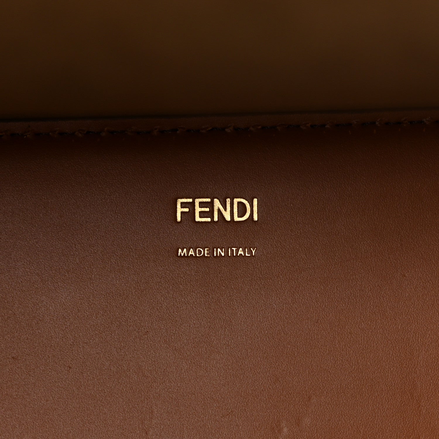 Fendi Vitello King Plexiglass Large Fendi Sunshine Shopper Tote Cuoio 6 of 10
