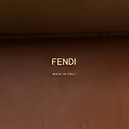 Fendi Vitello King Plexiglass Large Fendi Sunshine Shopper Tote Cuoio 6 of 10