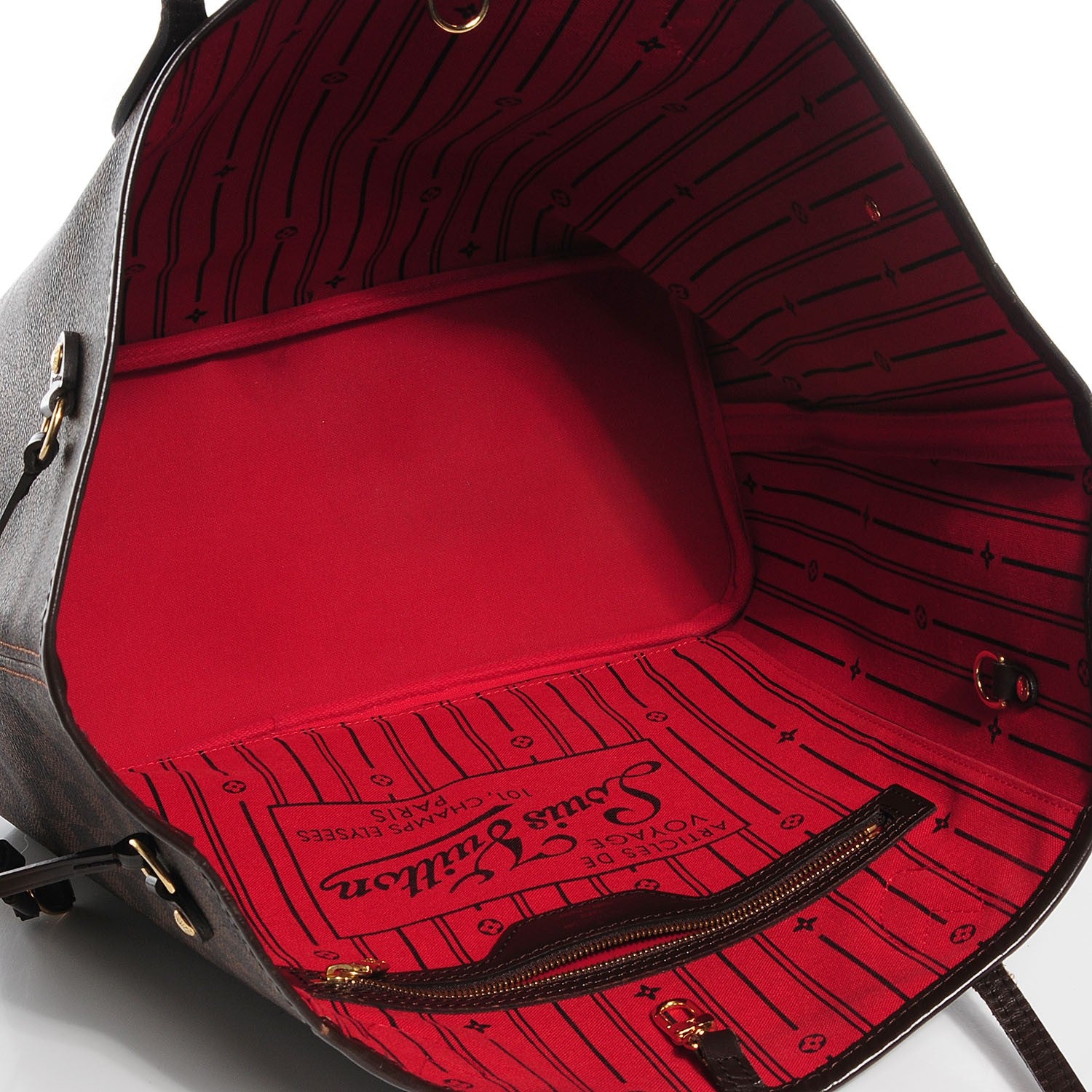 Louis Vuitton Damier Ebene Neverfull MM 5 of 7