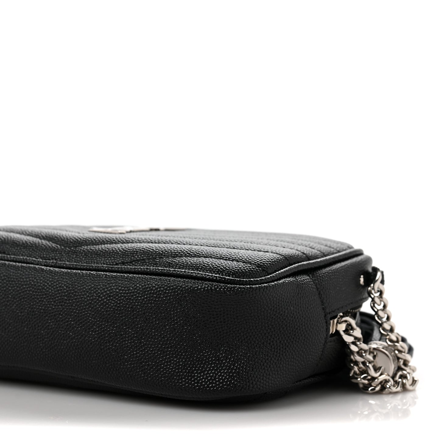 Grain De Poudre Matelasse Monogram Mini Lou Camera Bag Black