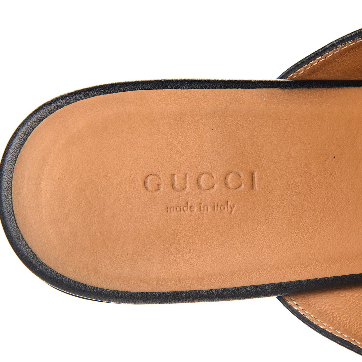 Calfskin Womens Princetown Slippers 41 Black