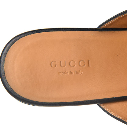 Gucci Calfskin Womens Princetown Slippers 41 Black 9 of 11
