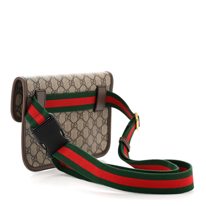 Gucci GG Supreme Monogram Neo Vintage Web Belt Bag Brown 3 of 10