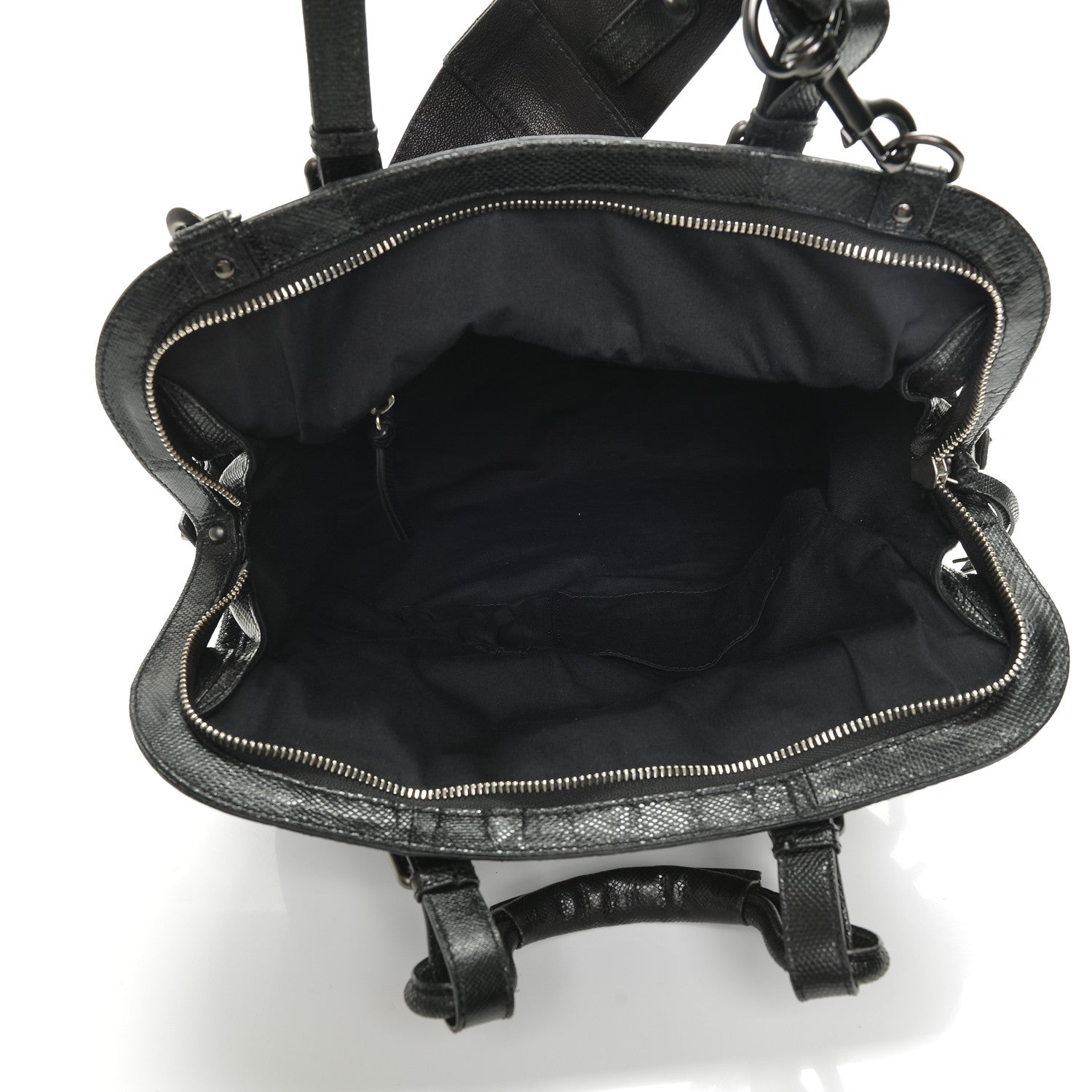 Givenchy Lizard Postino Frame Bag Black 5 of 6