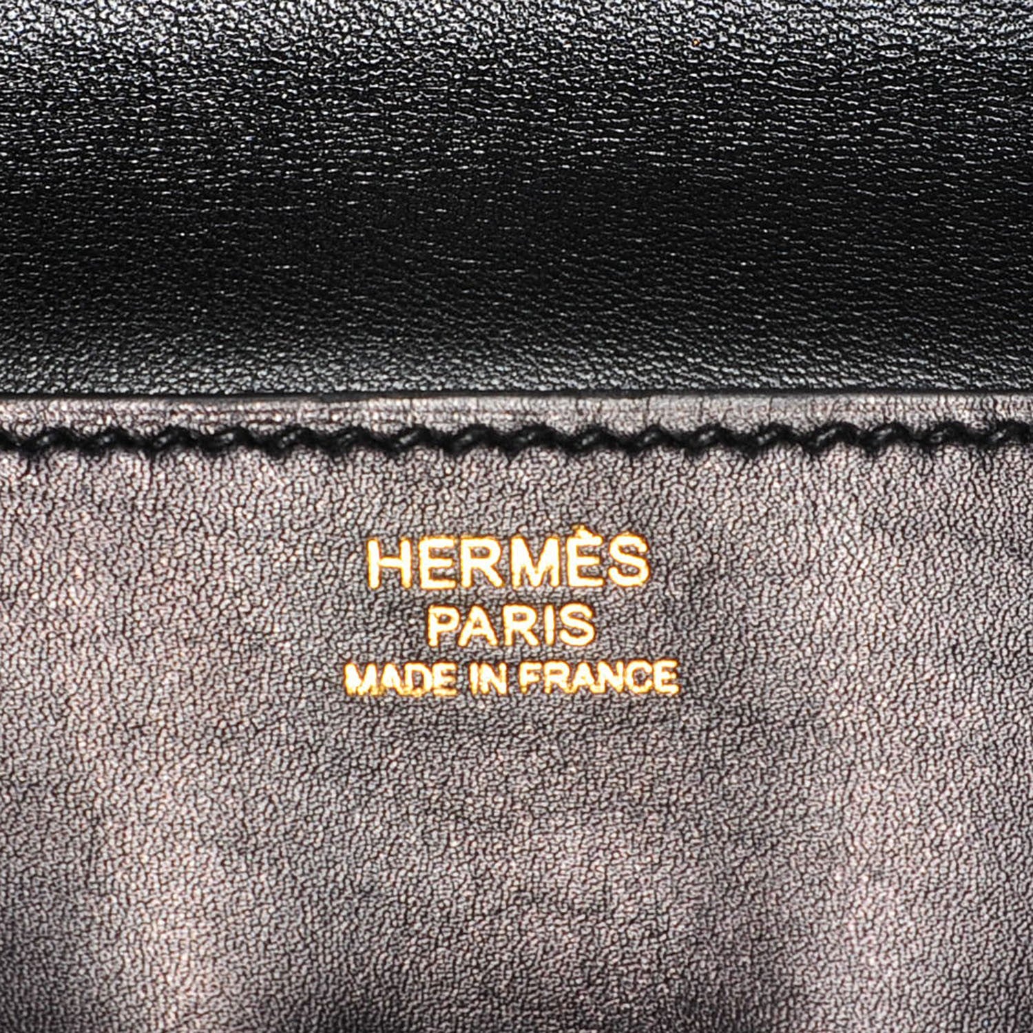 Hermes Evercalf Pliplat Clutch Black 7 of 7