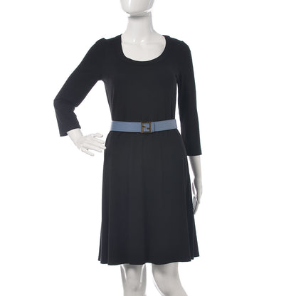 Fendi Vitello Elite FF Belt 75 30 Ceruleo 7 of 7
