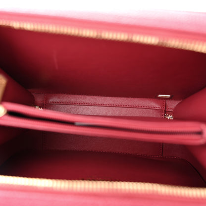 Chanel Caviar Quilted Medium CC Filigree Vanity Case Red 5 of 11