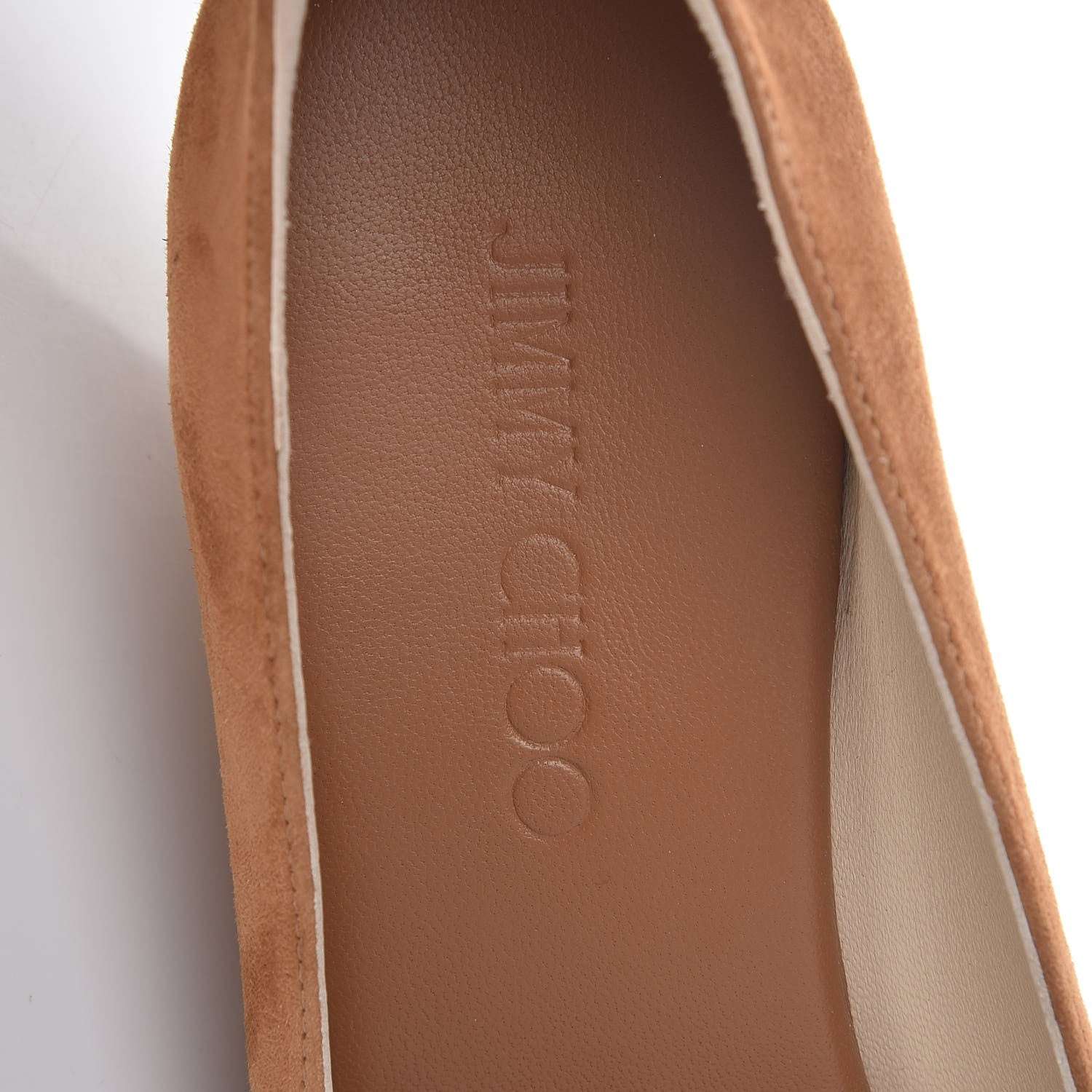 Jimmy Choo Suede Cork Pacific 120 Wedge Sandals 39 Canyon 8 of 10
