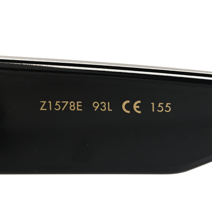 Louis Vuitton Acetate Swarovski Crystal Cyclone Sunglasses Z1578E Black 6 of 7