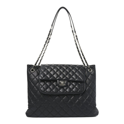 Chanel Caviar Quilted Flap Tote Black 1 of 10