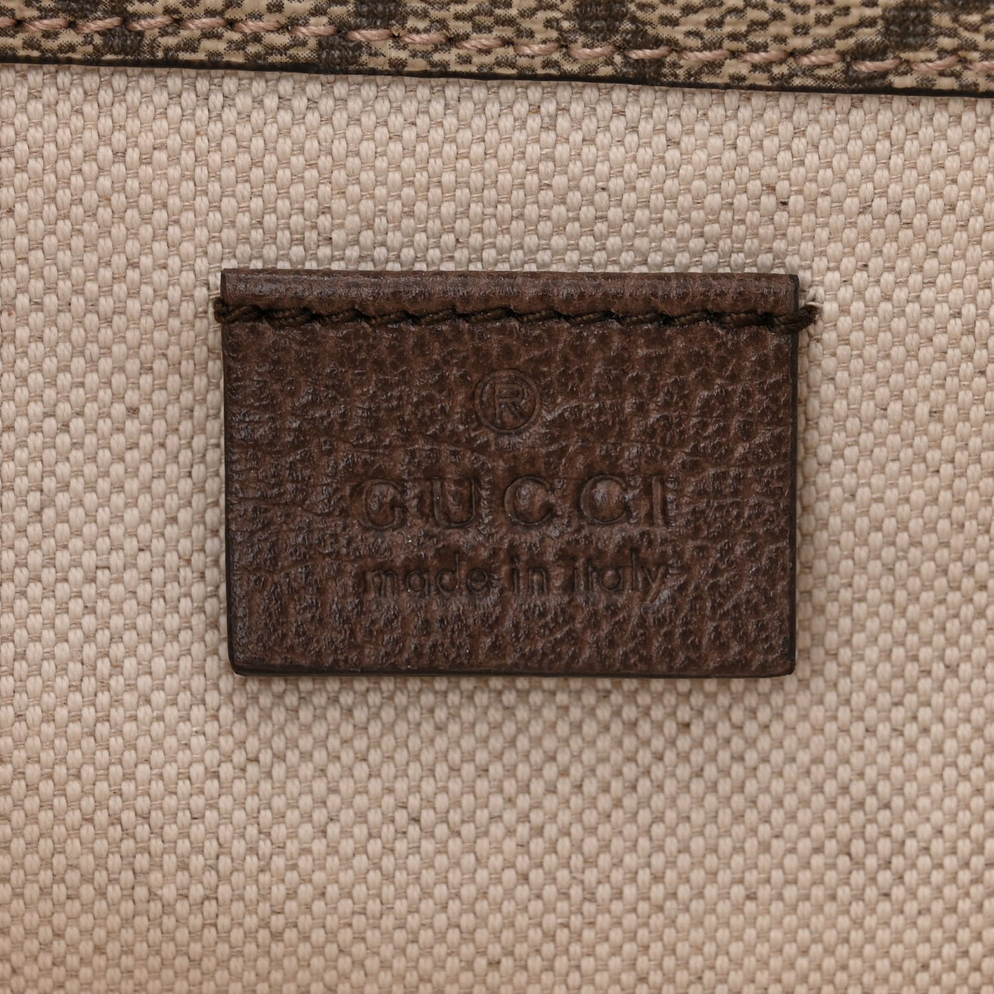 GG Supreme Monogram Web Small Neo Vintage Double Flap Messenger Bag Beige New Acero