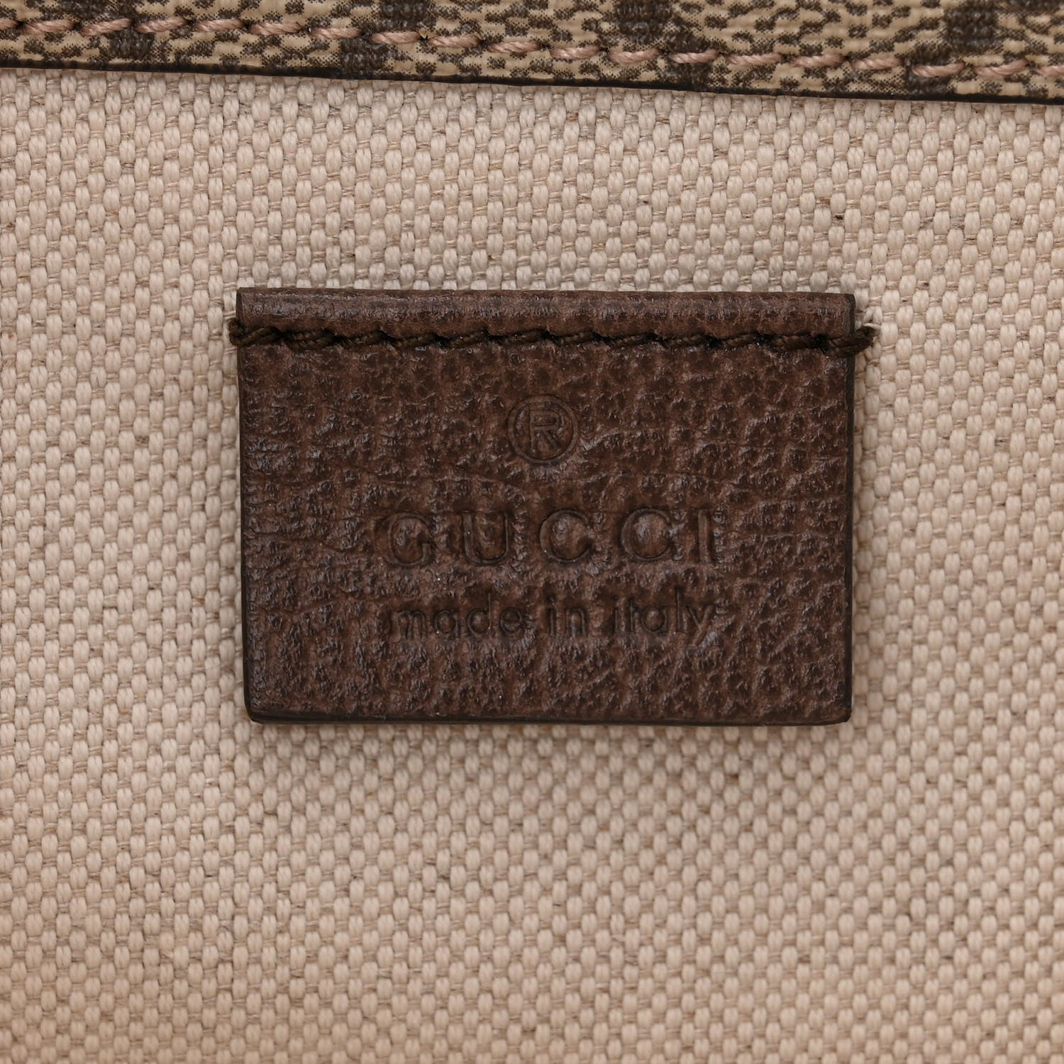 Gucci GG Supreme Monogram Web Small Neo Vintage Double Flap Messenger Bag Beige New Acero 5 of 9