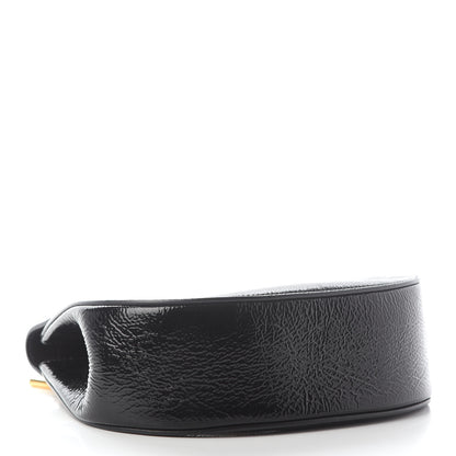 Chloe Grained Patent Drew Shoulder Bag Black 3 of 7