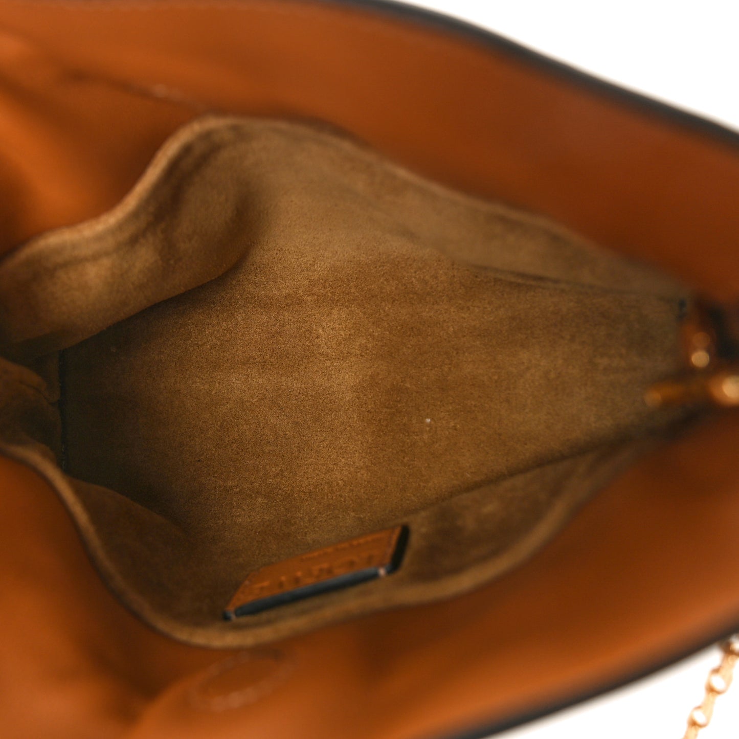 Calfskin Nano Flamenco Knot Bag Warm Desert
