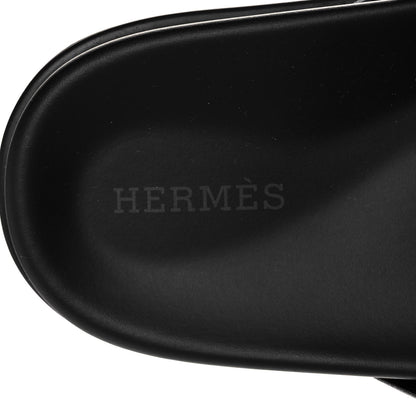 Hermes Nappa Extra Sandals 37 Gris Argent 7 of 9