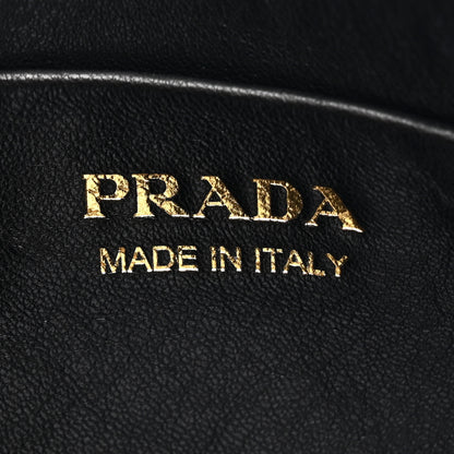 Prada Soft Calfskin Arque Shoulder Bag Glicine 6 of 9