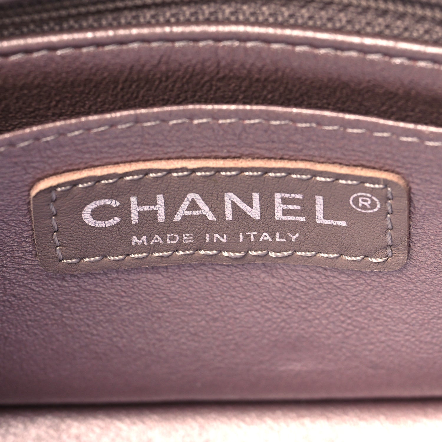 Chanel Metallic Lambskin Quilted Mini Rectangular Flap Light Silver 5 of 8